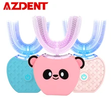 360 интеллектуальная звуковая электрическая автоматическая зубная щетка USB зарядное устройство ультра звуковая зубная щетка u-образная головка мундштук для детей и взрослых