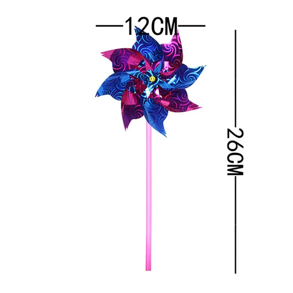 Wholesale 10pcs Packing Small Colorful Plastic Pinwheel Wind Spinner Windmill Garden Party Decoration Outdoor Toy