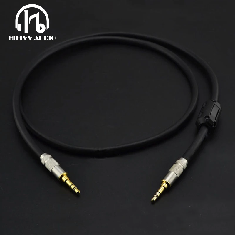 

Hifivv audio Audio 3.5mm to 3.5mm Male plug Line In Car Aux Cable Headphone Amplifier Japan AUX cable