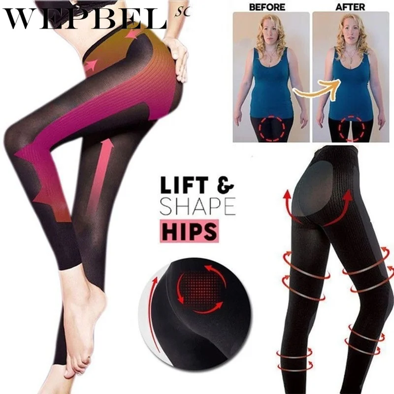 

Women Sculpting Sleep Leg Shaper Pants Legging Varicose Vein Stockings Body Slimming Waist Trainer Shaper Butt Lifter