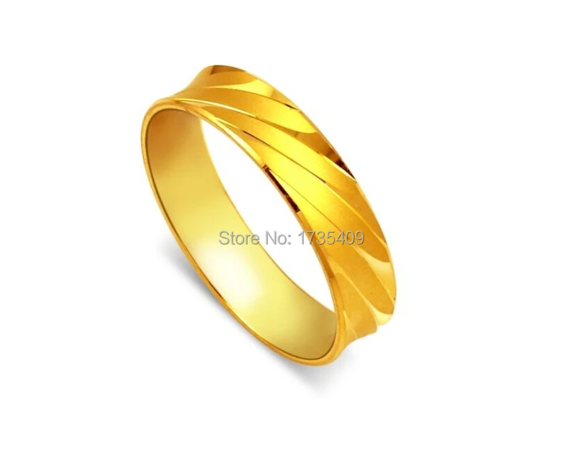 999 Anillo Sólido 24 K Oro Deep Love Ring/6g/Tamaño de Ee.uu. 11 - AliExpress Joyería y accesorios