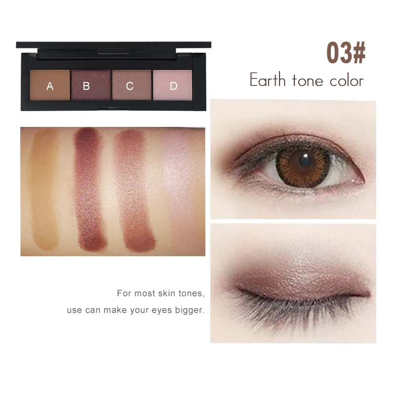 HENLICS Unlimited Color Palette Eyeshadow For Women Smokey Eye Shadow Makeup Beauty (3)