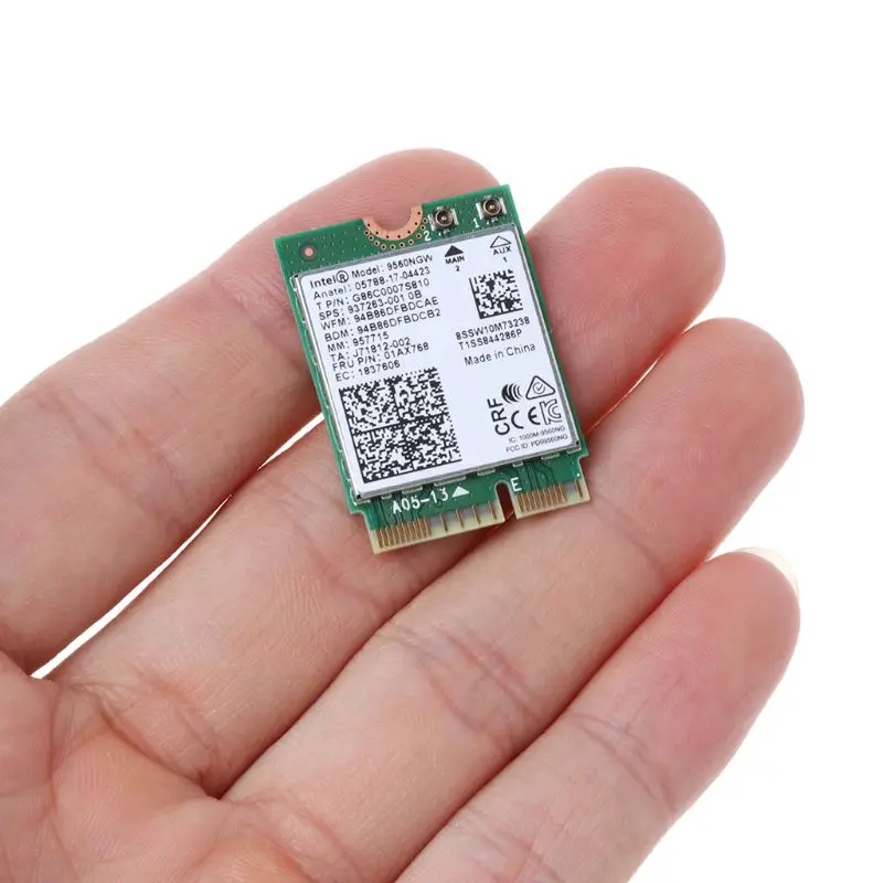 Для 1730M Intel 9560NGW Беспроводная AC M.2 CNVio Двухдиапазонная Bluetooth 5 0 Wifi карта 01AX768|Сетевые