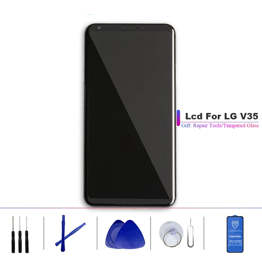 

For LG V40 LCD Display Touch Screen Digitizer Assembly No Frame 6.4" 100% Tested V40 ThinQ lcd Replacement