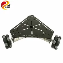 W3 3WD умный робот Автомобильная платформа с Omni универсальное колесо, высокая твердость стали для Arduino DIY