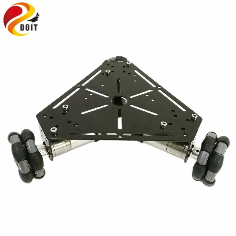 

W3 3WD Smart Robot Car Platform With Omni Universal Wheel, High Hardness Of Steel For Arduino DIY