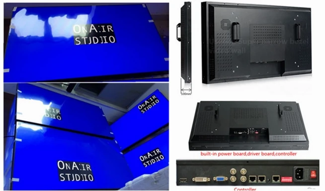  3x5 Wall-mounted 46inches 5.5mm gap 700nits LCD Video Wall original panel CCTV computer Monitor dis