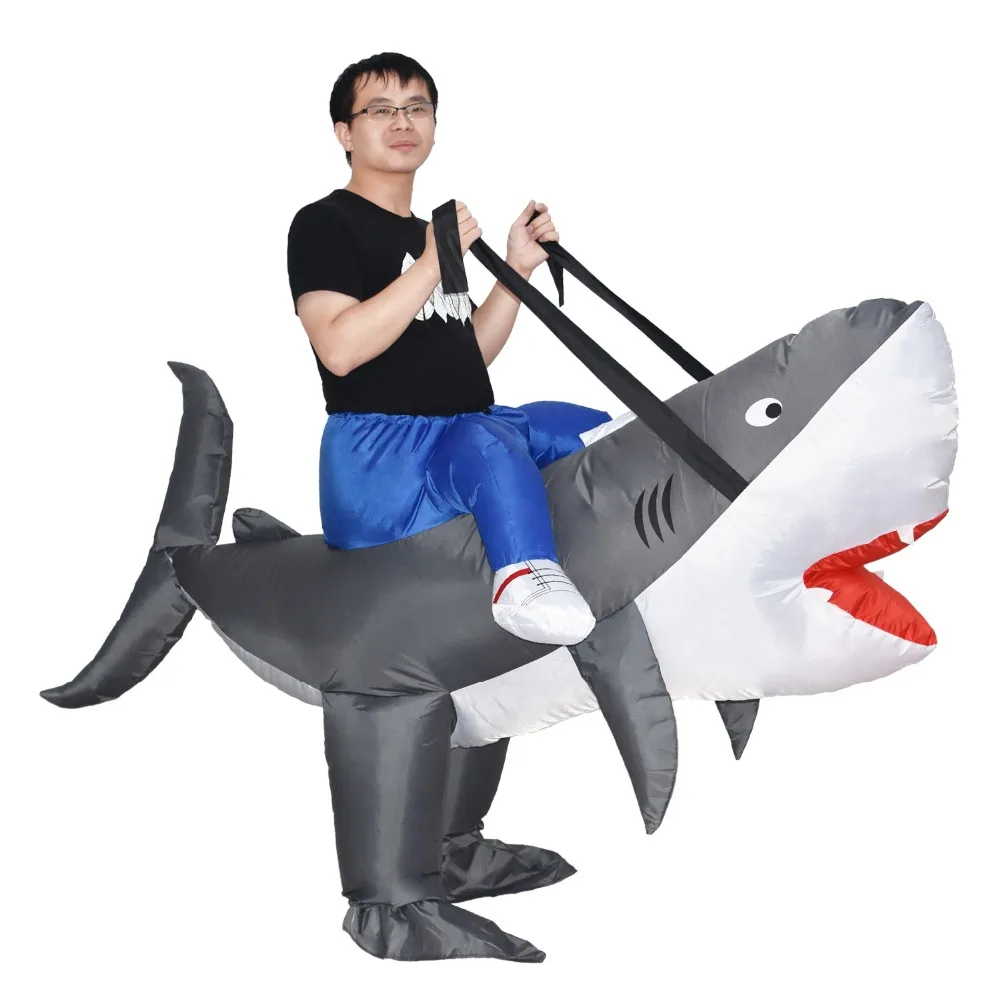 Inflatable Shark Costume (2)