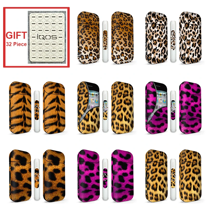 

Mrs Win Leopard IQOS Sticker for IQOS 2.4 High Quality Skin for IQOS 2.4 Plus with free gift