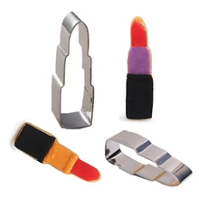 1 шт./лот Помады резак для печенья Женская одежда Аксессуары серии помады для торта из нержавеющей стали для шоколада для выпечки Инструменты