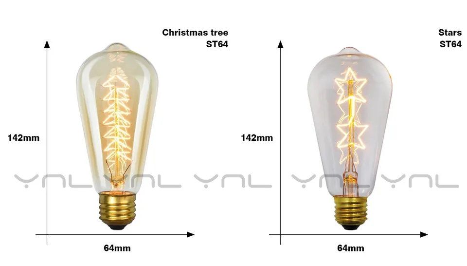 Retro Style Edison Filament E27 Bulb