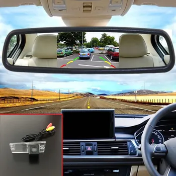 

5'' HD TFT LCD Screen Car Mirror Monitor For KIA Sephia Spectra / Sephia5 Spectra5 Sedan with HD Night Vision Car Parking Camera