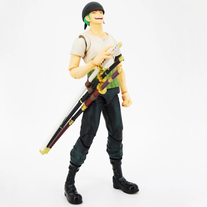 Joints Movable Variable ONE PIECE Roronoa Zoro PVC Action Figure Toy Doll (4)