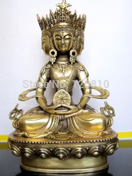 

Buddhist bronze VAIROCANA, Herr der Mitte buddha statue