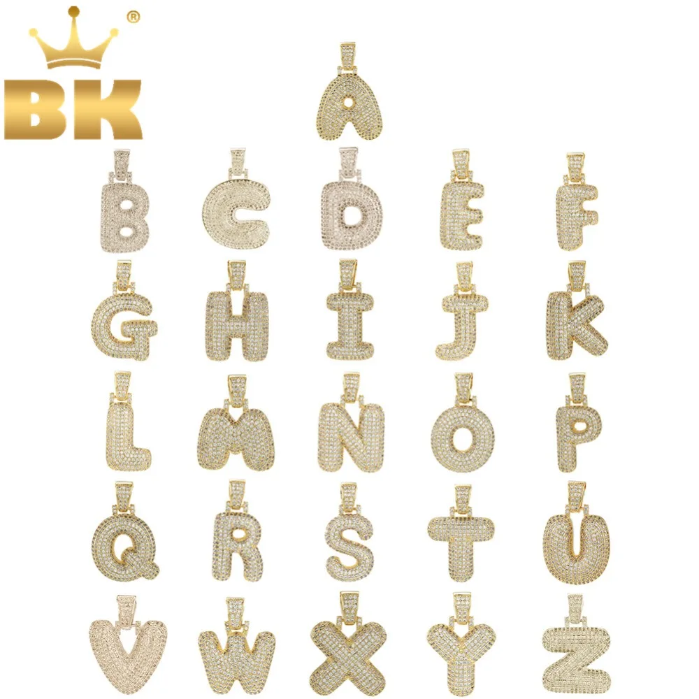 PENDANT ONLY 26 English Word Letters Pendant A Z Bubble Intial Letters