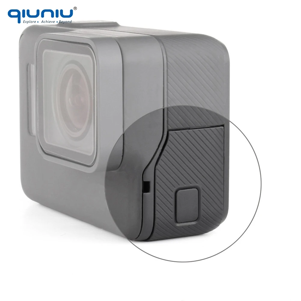Запасная Боковая дверь QIUNIU для GoPro Hero 5 USB C HDMI порты защитная крышка ремонтная