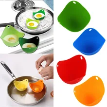 2pcs Silicone Egg Poacher