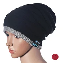 Soft Knit Beanie Smart Wireless Bluetooth V3.0 Cap Headset Headphone Speaker Mic Magic Sport Winter Hat for Boy&Girl&Adults