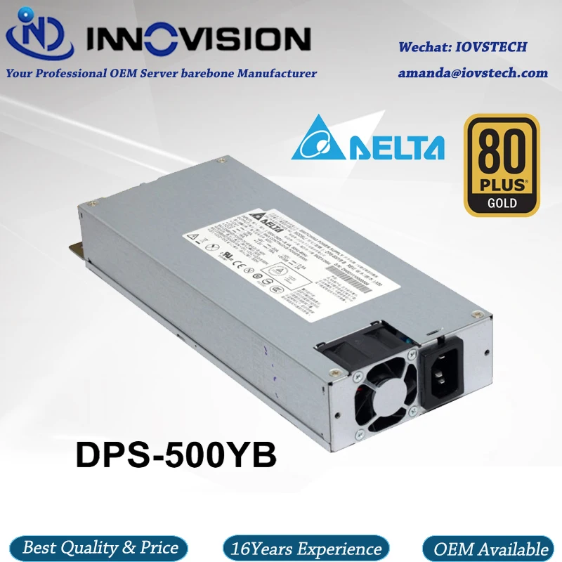#Special Offers High-efficiency 1U PSU 500W industrial Power Supply with dual 8Pin good for 1U dual cpu server