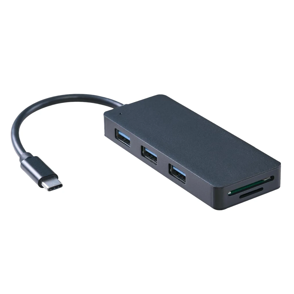 MagiDeal USB C Hub w/3*USB3.0 2*Card Slot Type-C Card Reader for TF 5 Port Type C Combo Hub