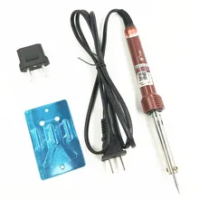 Кронштейн для внешнего нагревательный паяльник 30 Вт 220 В переменного тока с ЕС Плюс Электрический сварочный инструмент Нескользящая ручка терморучка паяльный наконечник
