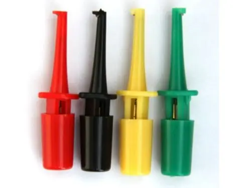

10pc New Multimeter Lead Wire Kit Test Hook Clip Grabbers Test Probe SMT/SMD IC