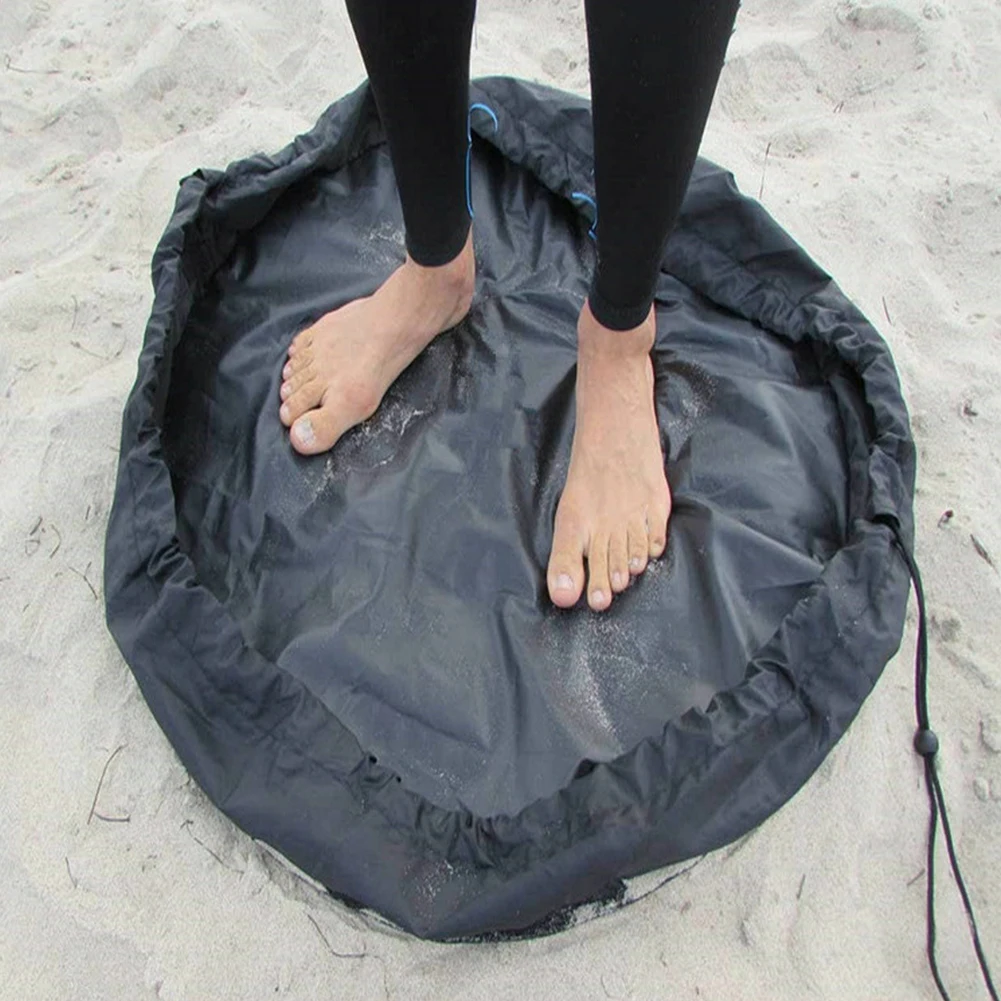 

Wetsuit Mat Carry Pack Portable Change Bag Polyester Swimming Accessories Storage Pouch Waterproof Surfing Diving Suit Black