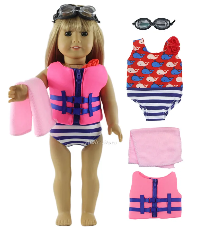 1 комплект летний купальник Одежда для кукол 18 дюймов куклы A44|doll clothes|outfit dollclothes for