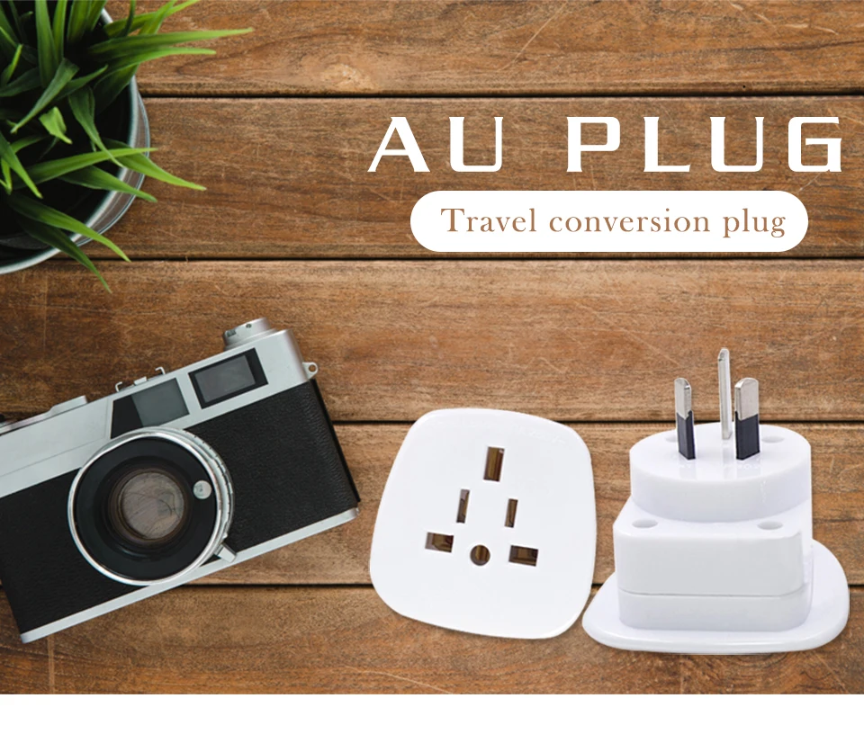 UKUS To AU Adapter Electrical Plug Socket  AC Power Home Australia New Zealand Travel Converter AUS Adaptor 10A 250V (1)