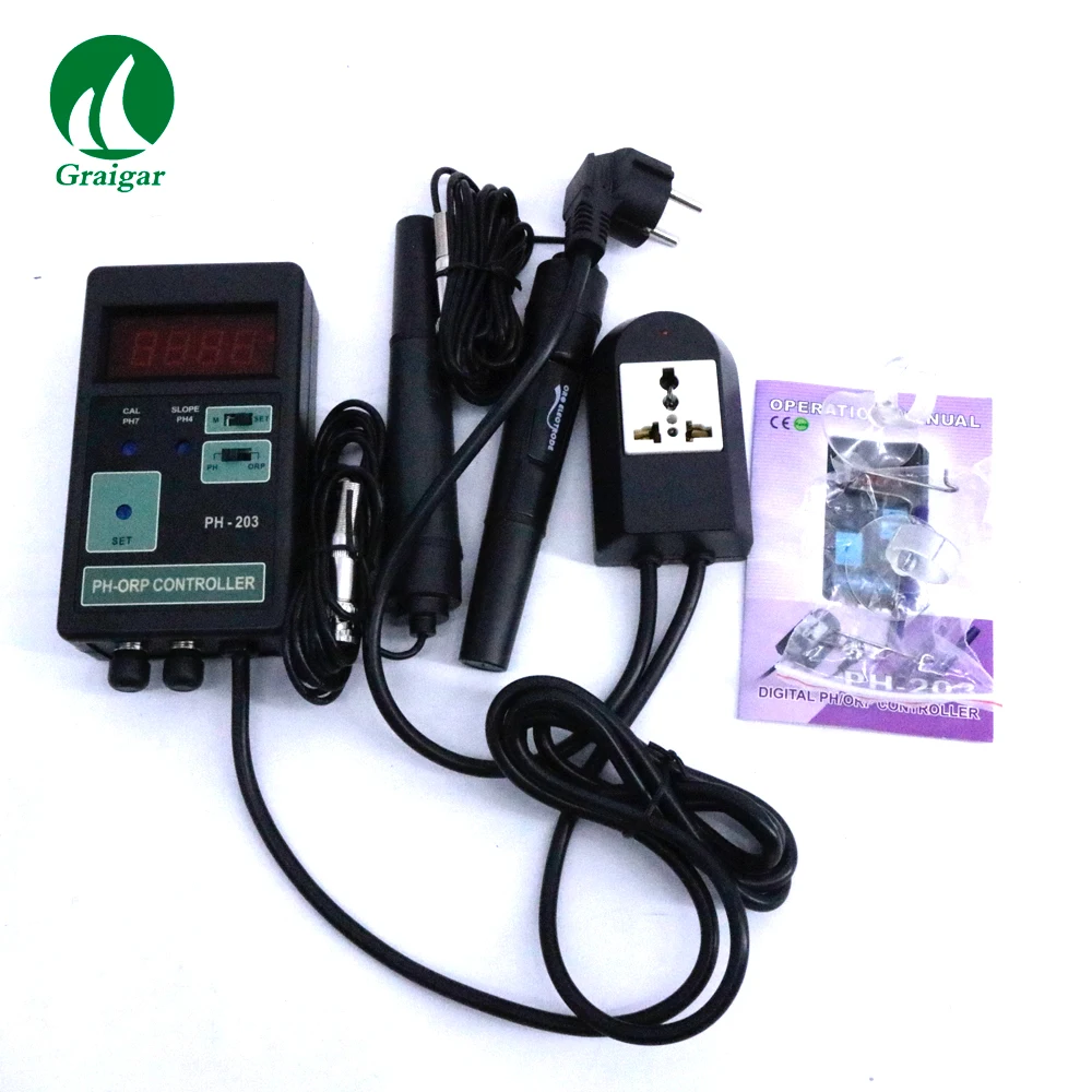 

PH-203 Digital PH Controller,ORP Controller, Ph tester, Ph meter