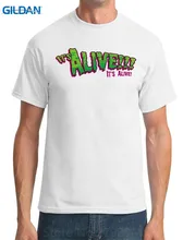 Funny Print Tops Men'S Its Alive Frankenstein Crew Neck New Style Short Sleeve Tee Shirt crew neck trippy print tee
