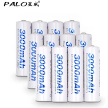 12 Pcs AA Battery Batteries 1.2V aa 3000mAh Ni-MH Pre-charged Rechargeable Battery 2A for Camera