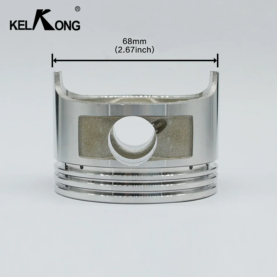 Поршень цилиндра KELKONG подходит для двигателя 168F GX160 GX200 5.5HP 6.5HP карбюратор