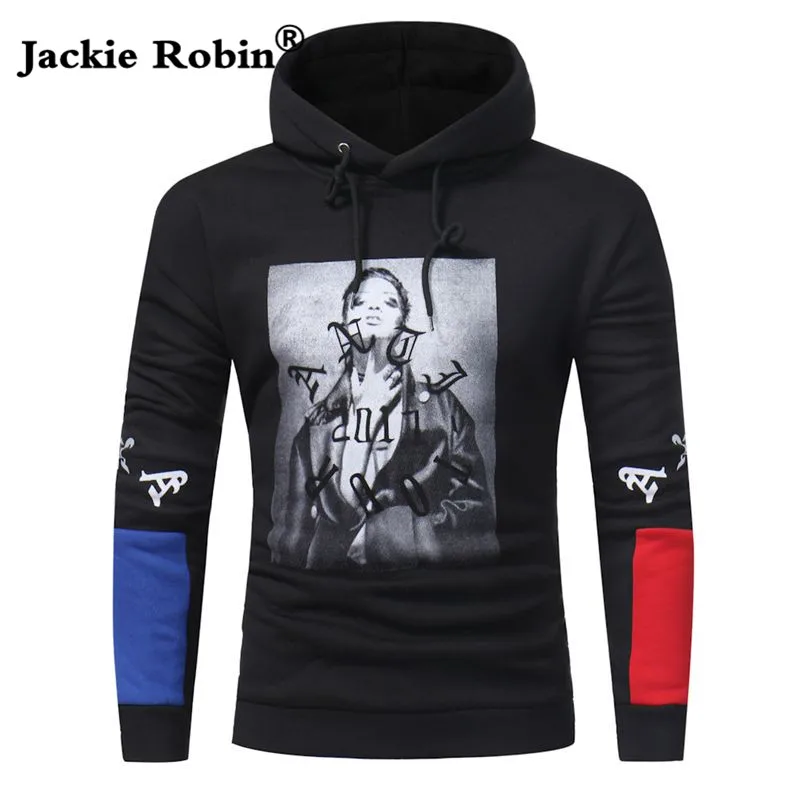 

2019 Spring Autumn Men's Hip Hop Hoodies Slim Hooded Sweatshirts Mens Coats Male Casual Sportswear Streetwear Brand Clothing