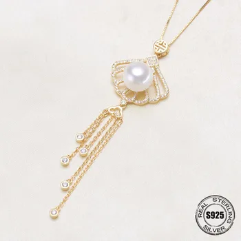 

New Fashion DIY Connectors Jewelry Findings S925 Sterling Silver Accessories Pendant for Women DIY Gift