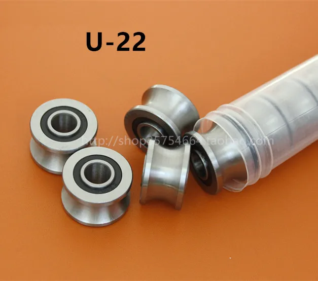 20 шт./лот U22 U groove роликовые подшипники U-22 8х22 5x14 5x13 5 мм | Обустройство дома