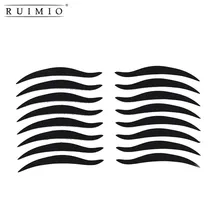 RUIMIO 80 пар, Временный макияж для глаз, подводка для глаз, наклейка для век, переводная лента, тени для век, Дымчатая татуировка, макияж для глаз, косметика