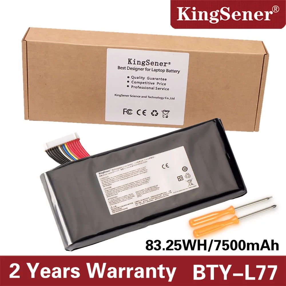 KingSener BTY-L77 Laptop Battery For MSI GT72 2QD GT72S 6QF GT80 2QE GT80S WT72 MS-1781 MS-1783 2PE-022CN 2QD-1019XCN 2QD-292XCN KingSener BTY-L77 Laptop Battery For MSI GT72 2QD GT72S 6QF GT80 2QE GT80S WT72 MS-1781 MS-1783 2PE-022CN 2QD-1019XCN 2QD-292XCN