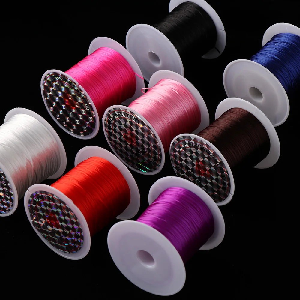 0.7mm DIY Crystal craft Beading Stretch Cord Elastic Line Transparent