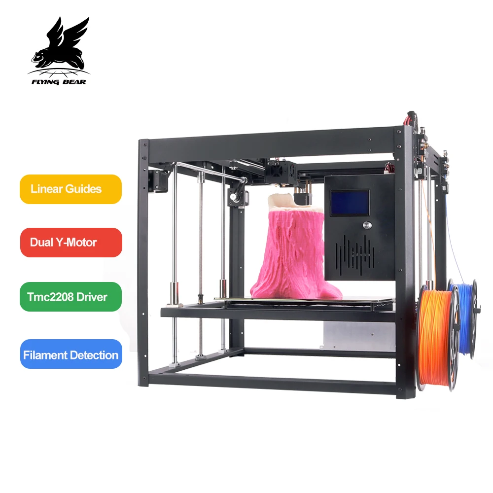 Flyingbear Tornado 2 large 3d Printer DIY Full metal Linear rail 3d printer Kit High Quality Precision double extruder Flyingbear Tornado 2 large 3d Printer DIY Full metal Linear rail 3d printer Kit High Quality Precision double extruder