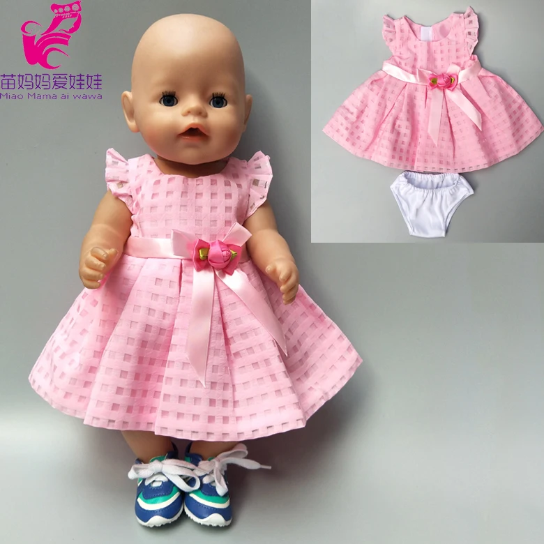 Buy doll clothes for 17 inch 43cm baby new born doll