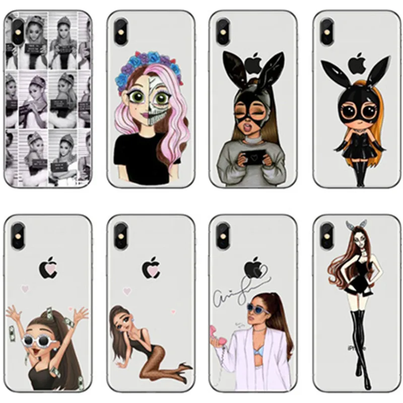 

Comic Rihanna Beyonce Flawlese Swag Transparent TPU Cases Silicone Covers For iPhone5s XS MAX 8Plus 7Plus 6S XR SE Fundas Coque
