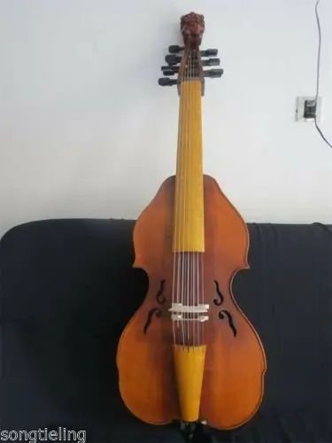 Барокко Стиль SONG master резные 7x7 Струны 25 1/" viola da gamba#11102