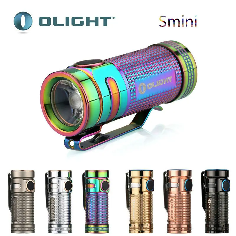 

2016 NEW Olight SMINI S MINI BATON CU TI 550 Lumens XM-L2 LED Limited Edition LED Flashlight