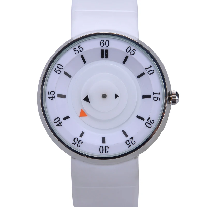 Evecico brief circle strap multifunctional pointer quartz watch waterproof watches commercial