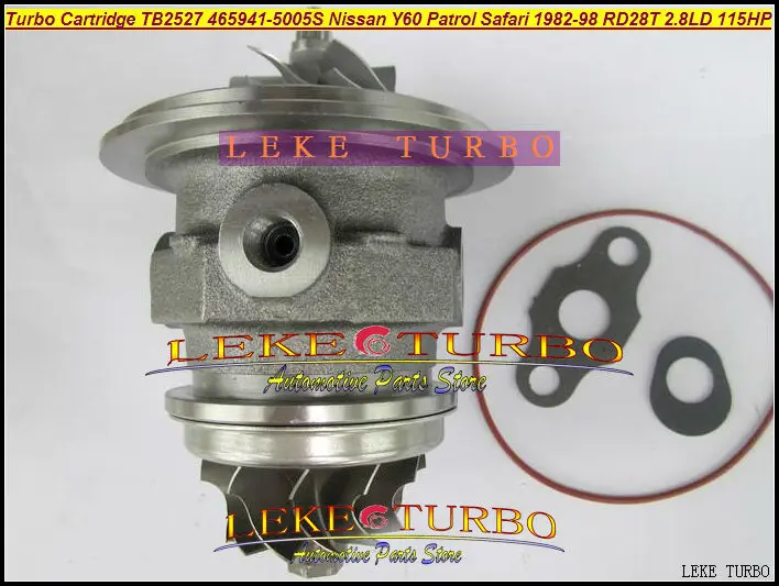 Turbo Cartridge CHRA TB2527 465941 465941-5005S Turbocharger For NISSAN Y60 Patrol Safari 1982-1998 RD28T 2.8L D 115HP (4)