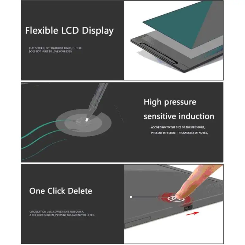 Планшеты для рисования 12 дюймов ЖК-планшет для письма Цифровой Планшет для рисования блокноты для рукописного ввода электронная доска для планшета ультратонкая доска горячая распродажа