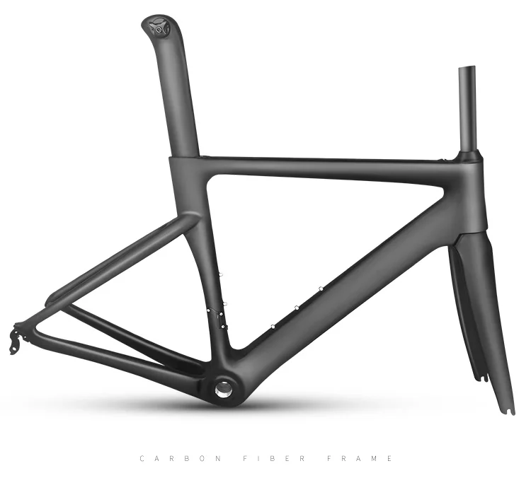 Discount OEM / ODM Factory Bike Frame Taiwan Aero Carbon Frame Road Bike Road Racing Bike Frame TT Carbon Frame Bicycle Cycling Frameset 1