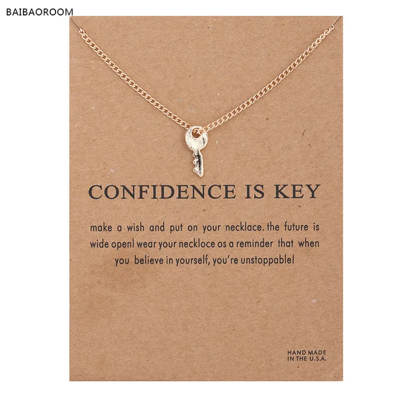 Fashion Crystal Heart Pendant Necklace Card Clavicle Chain Women Jewelry Party