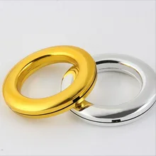 Новое украшение, Аксессуары для штор, пластиковые кольца, люверсы для штор, серебряное отверстие, круг CP053& 30